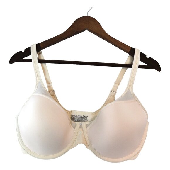 Bali One Smooth  Underwire Bra 3439 Nude Size 38D Everyday T-Shirt Full Coverage - Picture 1 of 5
